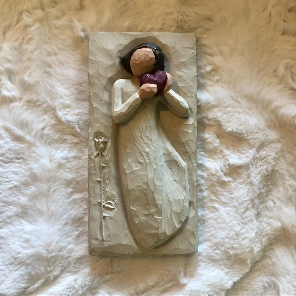 Willow Tree Wall From the Heart Art Collectible Love Heartfelt and True Rose